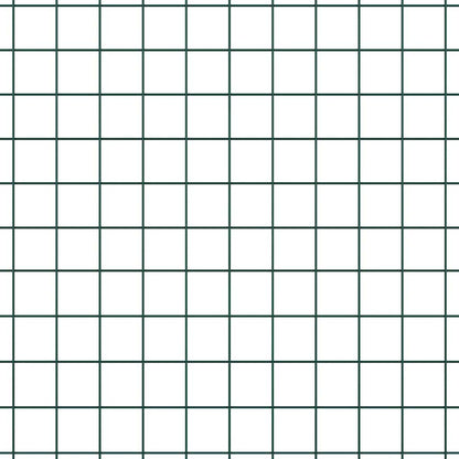 Fence Post Green 25 x 0.6 m (25 x 25 mm mesh) Steel and PVC