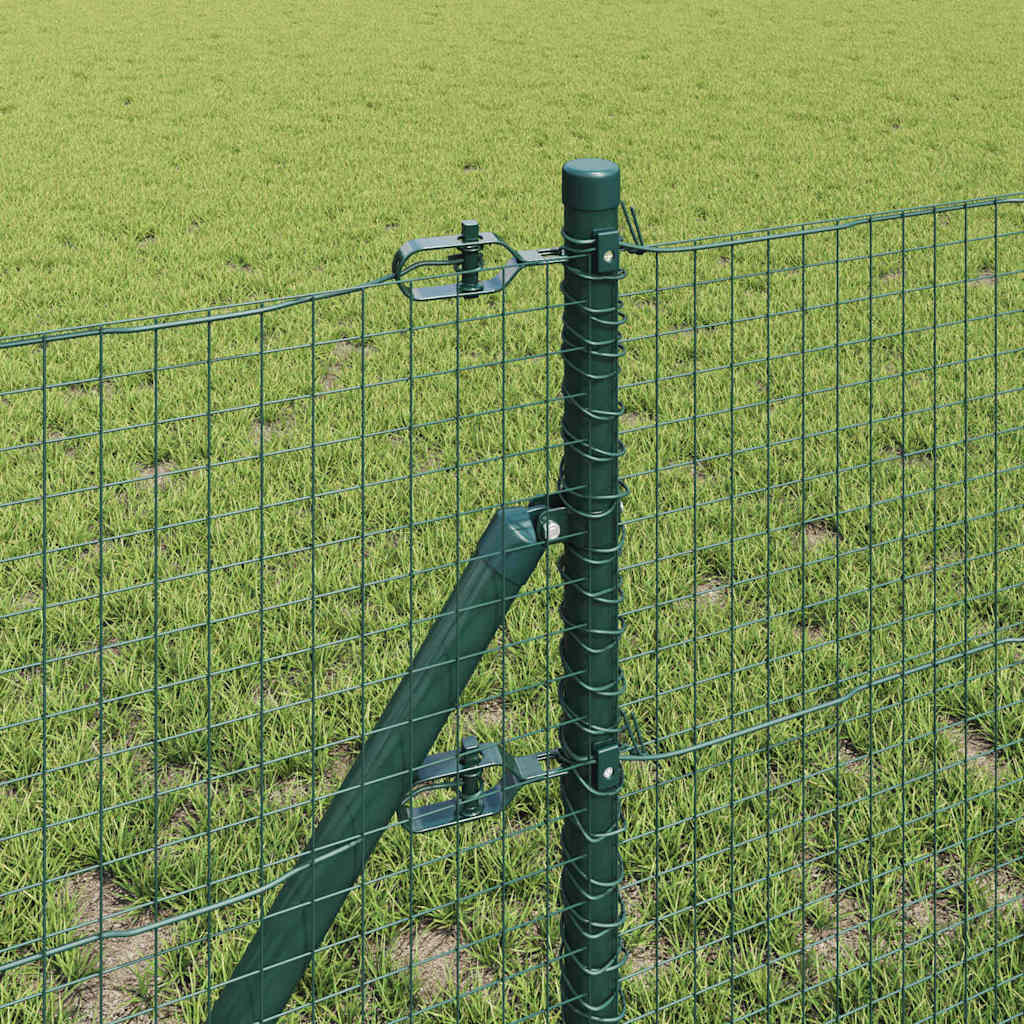 Fence Post Green 25 x 0.6 m (25 x 25 mm mesh) Steel and PVC
