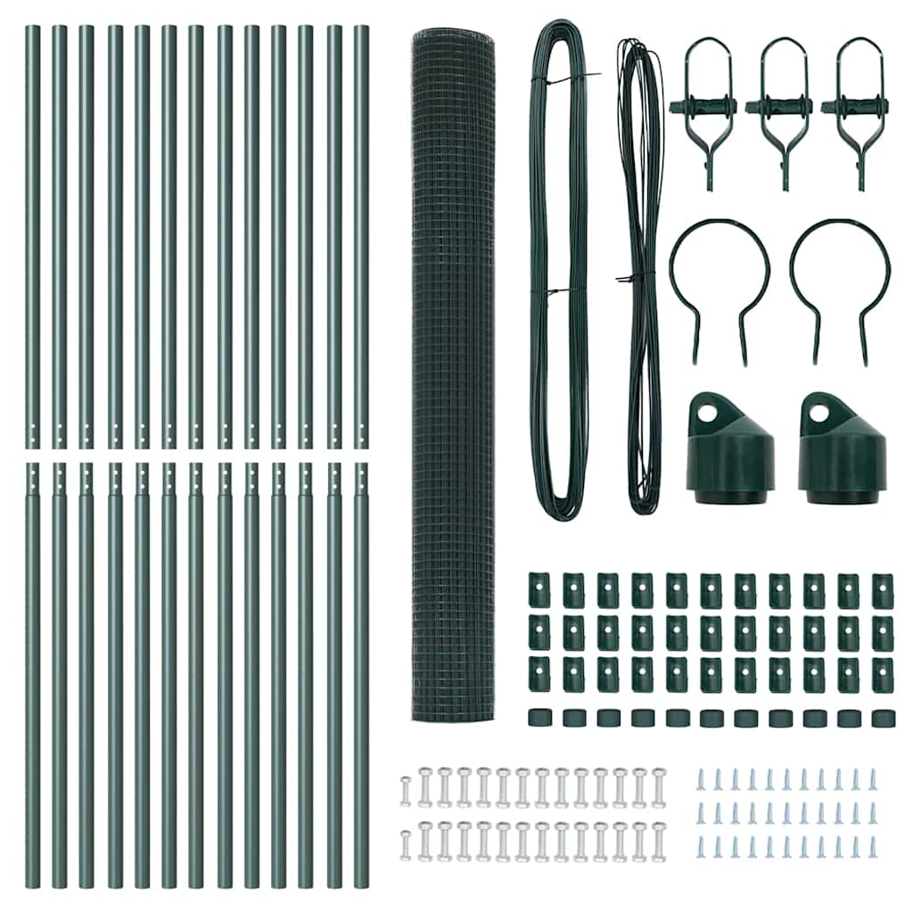 Ground Fix Welded Wire Fence 25 x 1.5 m (W x H)