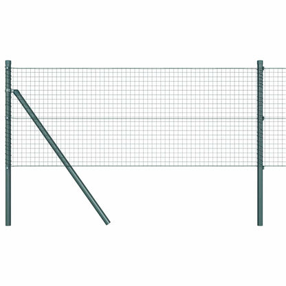 Fence Post Green 50 x 0.8 m (25 x 25 mm mesh) Steel and PVC