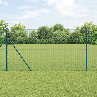Ground Fix Welded Wire Fence 50 x 1 m (W x H) PVC-Coated Steel