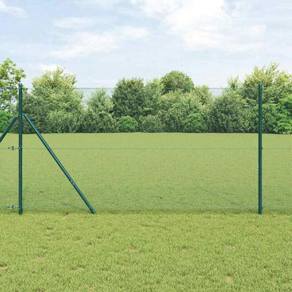 Fence Post Green 50 x 1.2 m (12 x 12 mm mesh) Steel and PVC