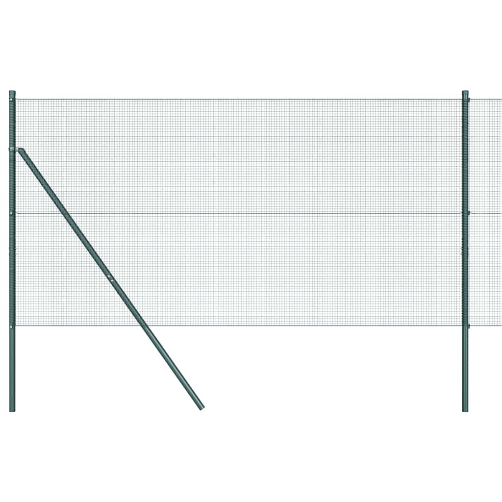 Fence Post Green 50 x 1.2 m (12 x 12 mm mesh) Steel and PVC