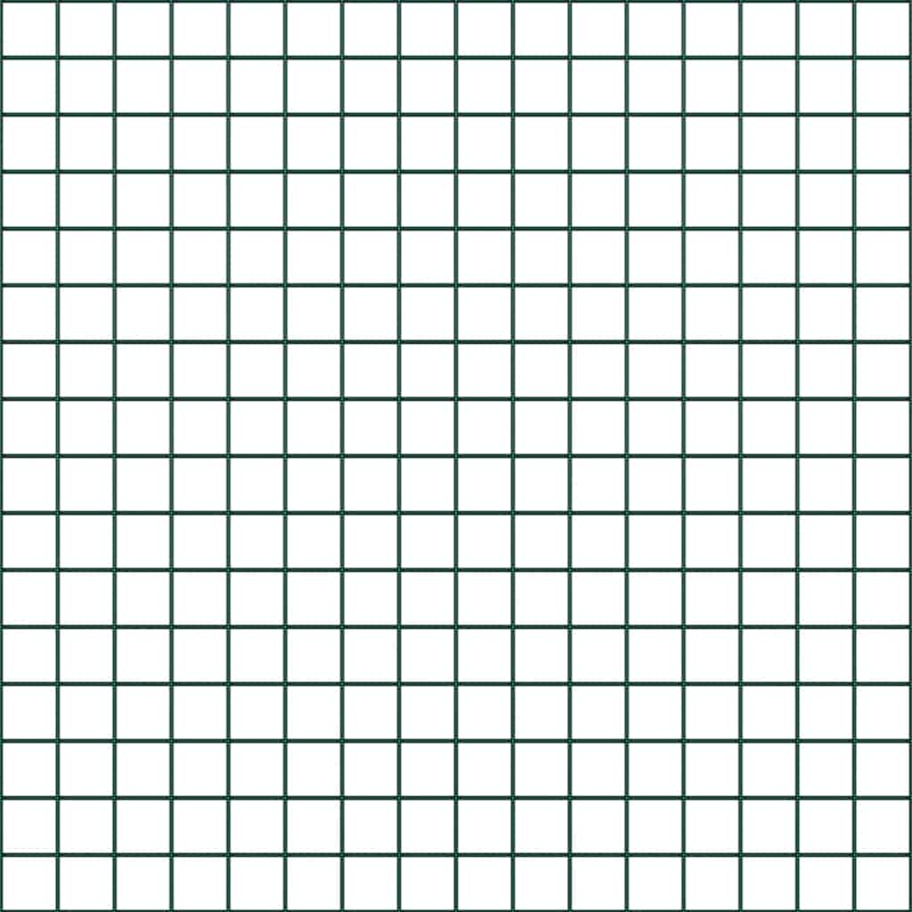 Fence Post Green 50 x 1.2 m (16 x 16 mm mesh) Steel and PVC