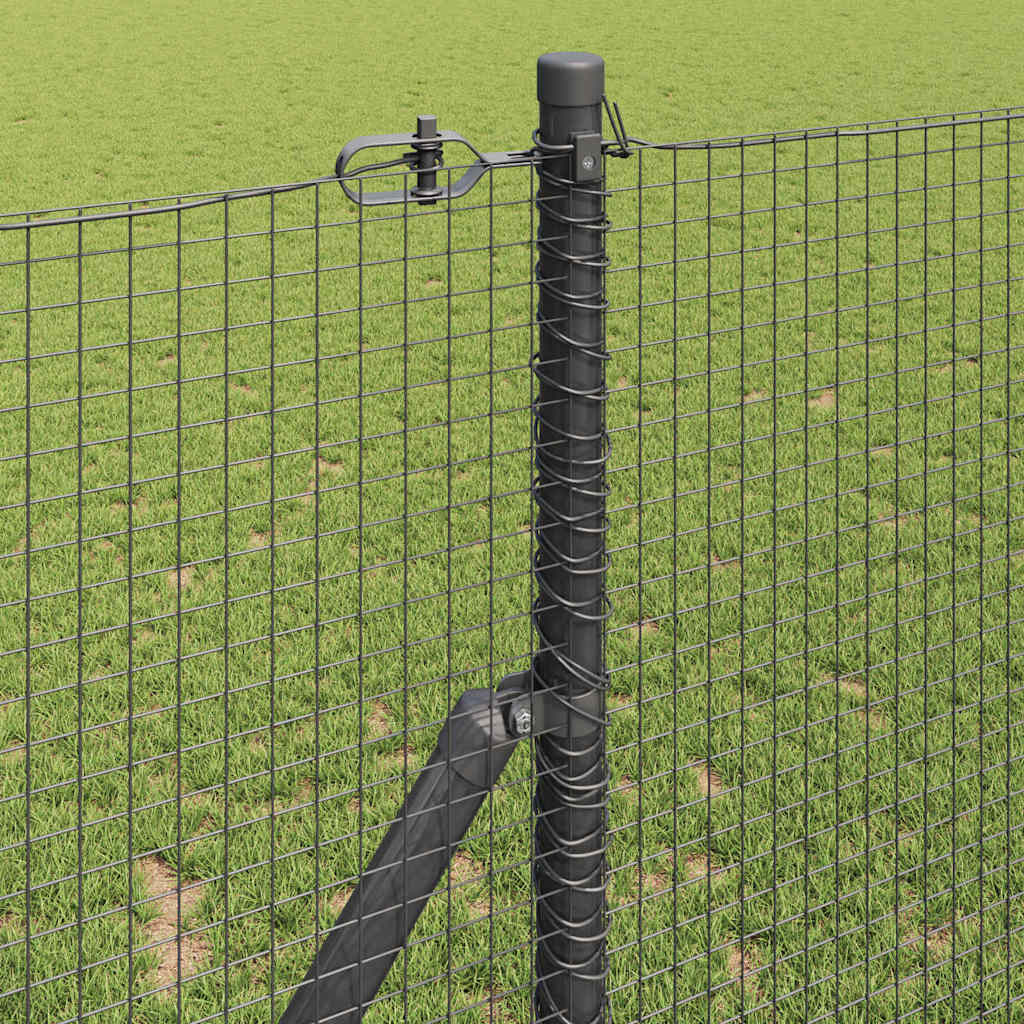 Fence Post Grey 10 x 1.2 m (19 x 19 mm mesh) Steel and PVC