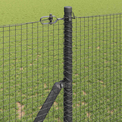 Fence Post Grey 10 x 1.2 m (19 x 19 mm mesh) Steel and PVC