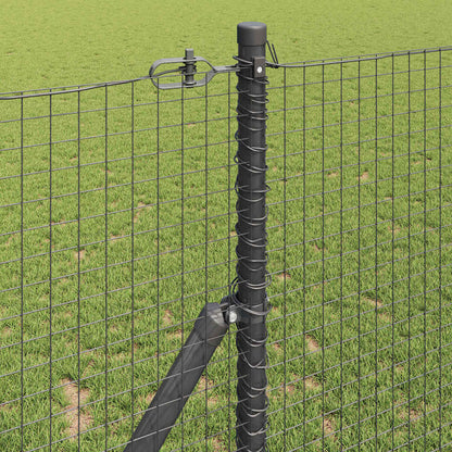 Fence Post Grey 50 x 1.2 m (25 x 25 mm mesh) Steel and PVC