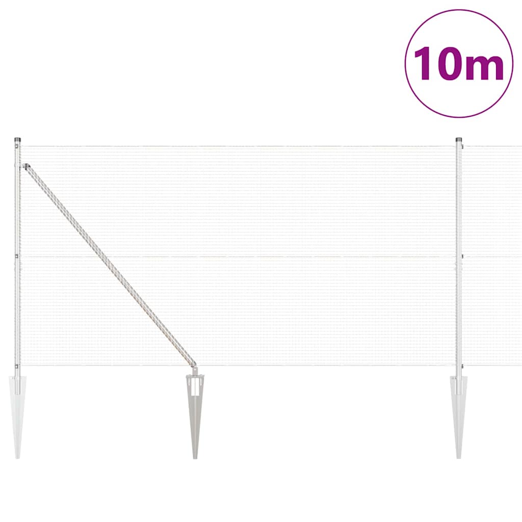 Welded Wire Fence with Spikes 10 x 1.4 m (W x H)
