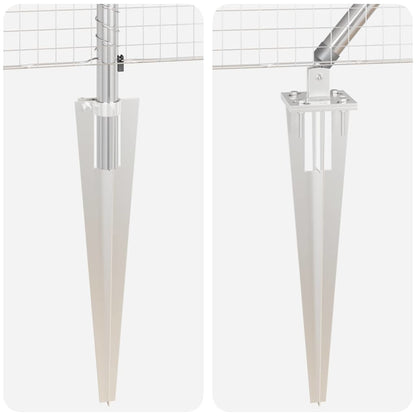 Fence Post Silver 10 x 1.6 m (25 x 25 mm mesh) Steel