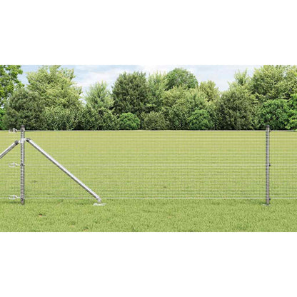 Fence Post Silver 25 x 0.4 m (25 x 25 mm mesh) Steel