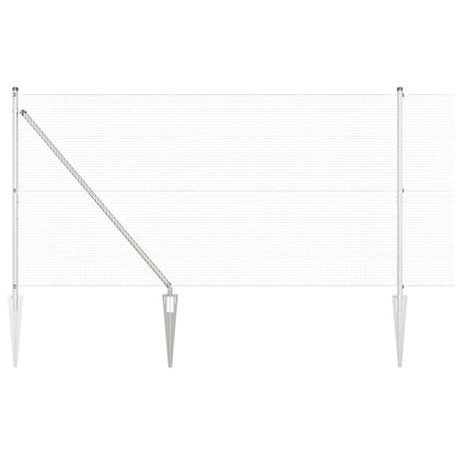 Fence Post Silver 25 x 1.2 m (16 x 16 mm mesh) Steel