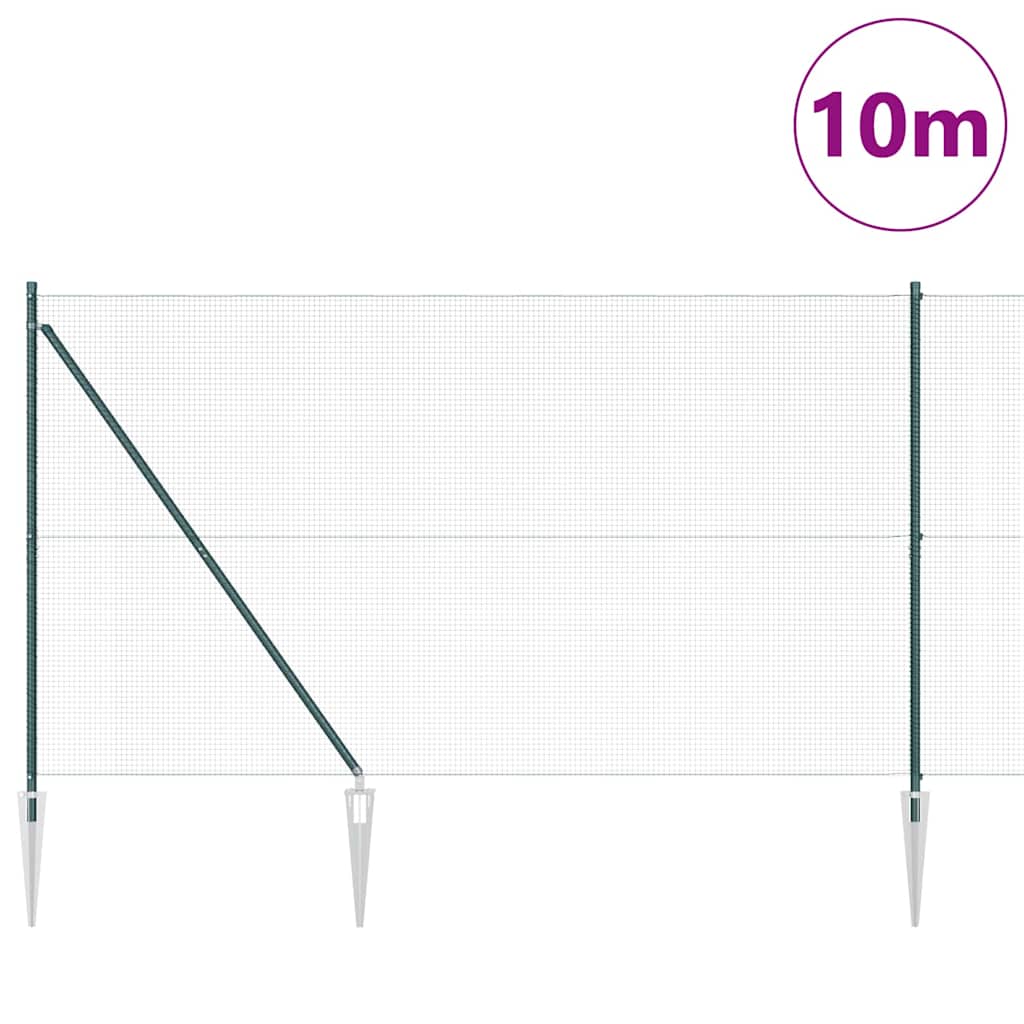 Welded Wire Fence with Spikes 10 x 1.5 m (W x H)