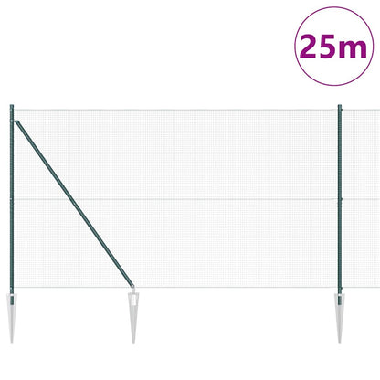 Welded Wire Fence with Spikes 25 x 1.5 m (W x H)