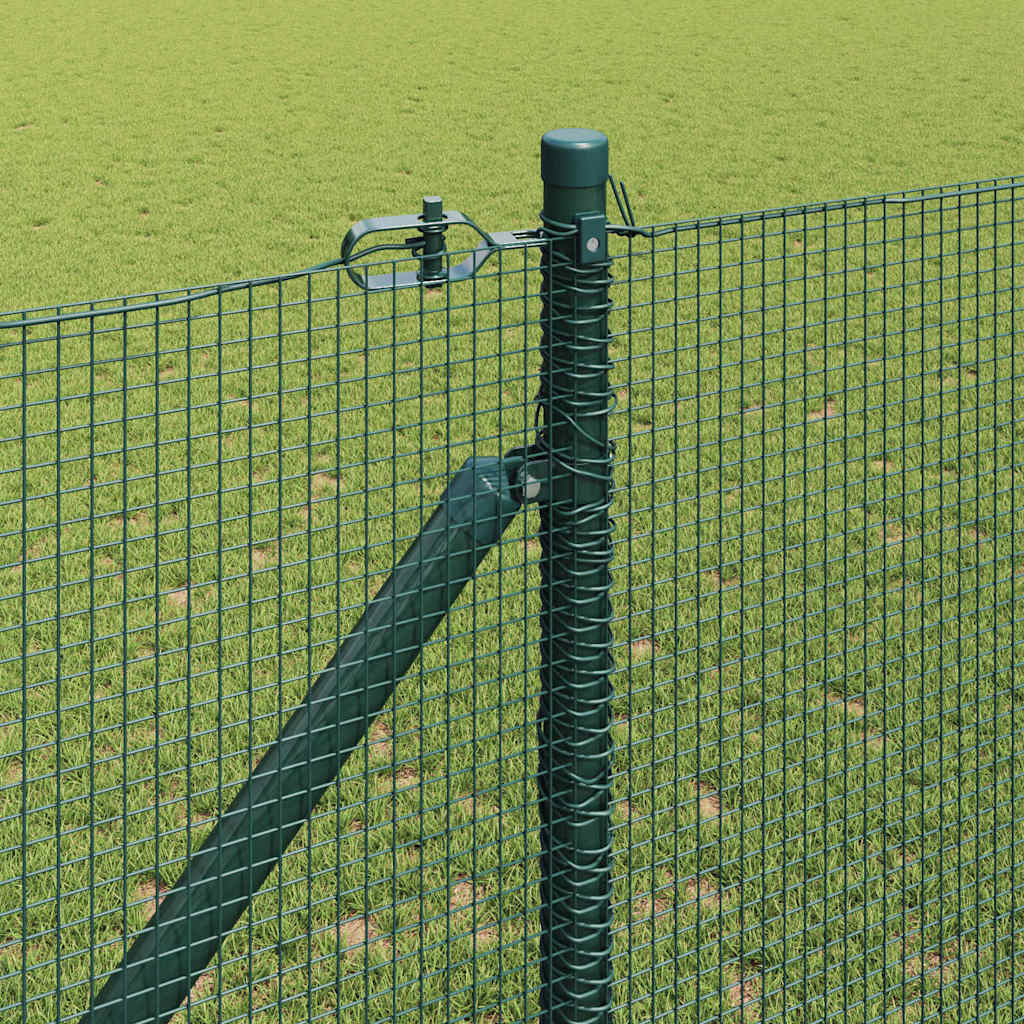 Fence Post Green 100 x 1 m (12 x 12 mm mesh) Steel and PVC