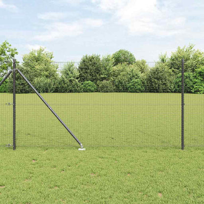 Fence Post Grey 10 x 1.4 m (25 x 25 mm mesh) Steel and PVC