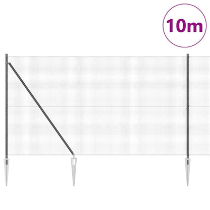 Welded Wire Fence with Spikes 10 x 1.5 m (W x H)