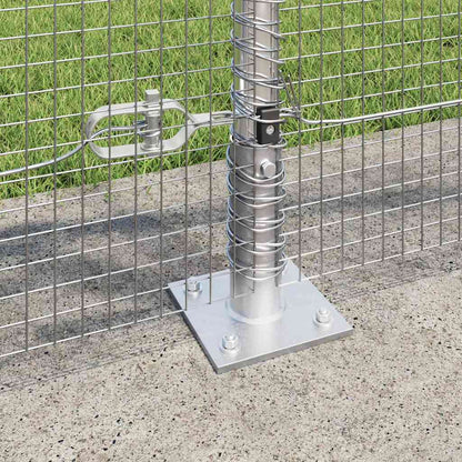 Fence Post Silver 10 x 0.8 m (16 x 16 mm mesh) Steel