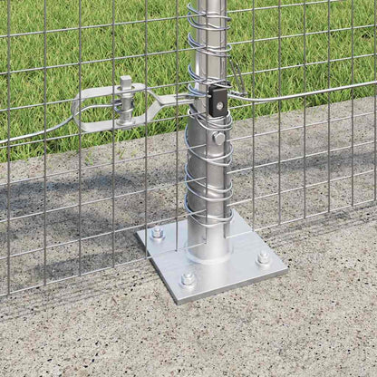 Fence Post Silver 10 x 1 m (25 x 25 mm mesh) Steel