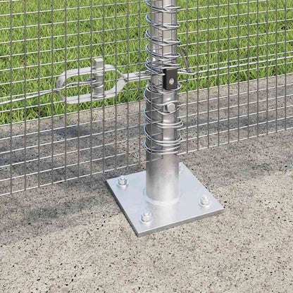Fence Post Silver 10 x 1.2 m (12 x 12 mm mesh) Steel
