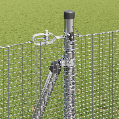 Fence Post Silver 10 x 1.4 m (12 x 12 mm mesh) Steel