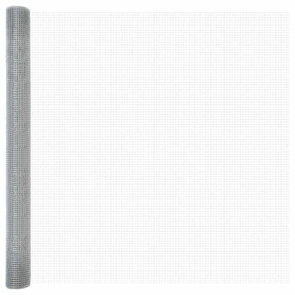 Fence Post Silver 10 x 1.5 m (16 x 16 mm mesh) Steel