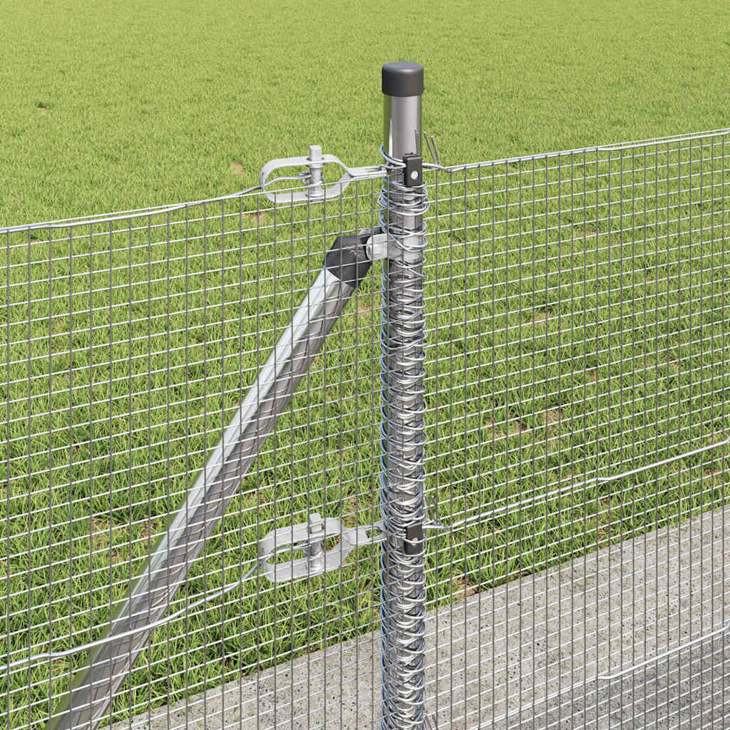 Welded Wire Fence with Concrete Base 25 x 0.4 m (W x H)