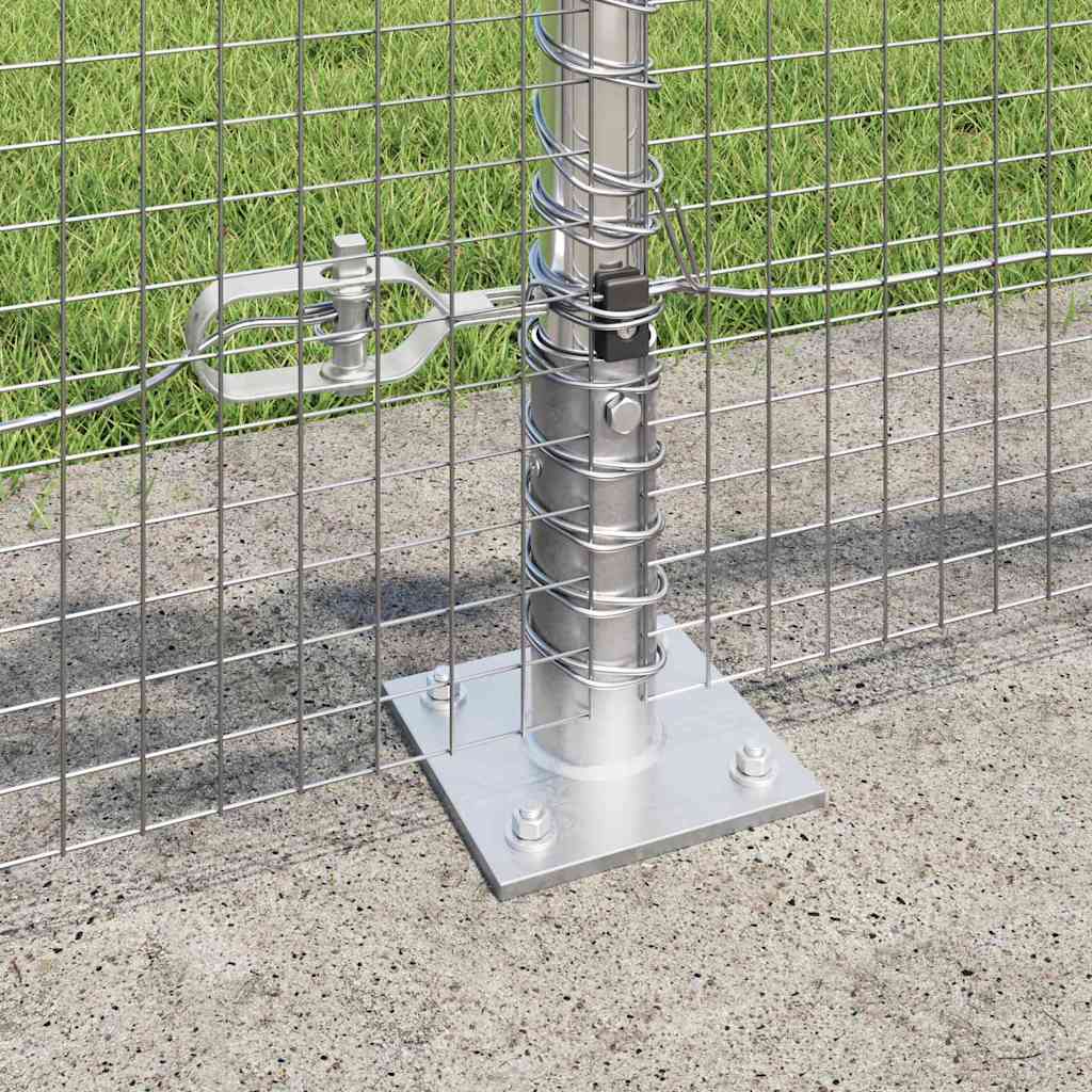 Fence Post Silver 25 x 0.4 m (25 x 25 mm mesh) Steel