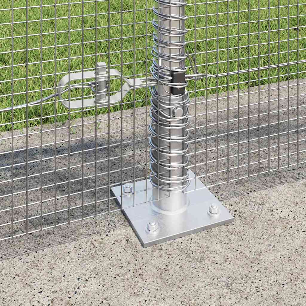 Welded Wire Fence with Concrete Base 25 x 0.8 m (W x H)
