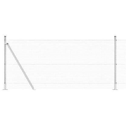 Fence Post Silver 25 x 0.8 m (19 x 19 mm mesh) Steel