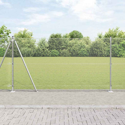 Welded Wire Fence with Concrete Base 25 x 1.2 m (W x H)