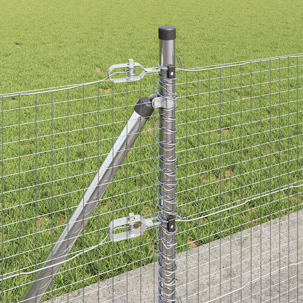 Welded Wire Fence with Concrete Base 50 x 0.4 m (W x H)