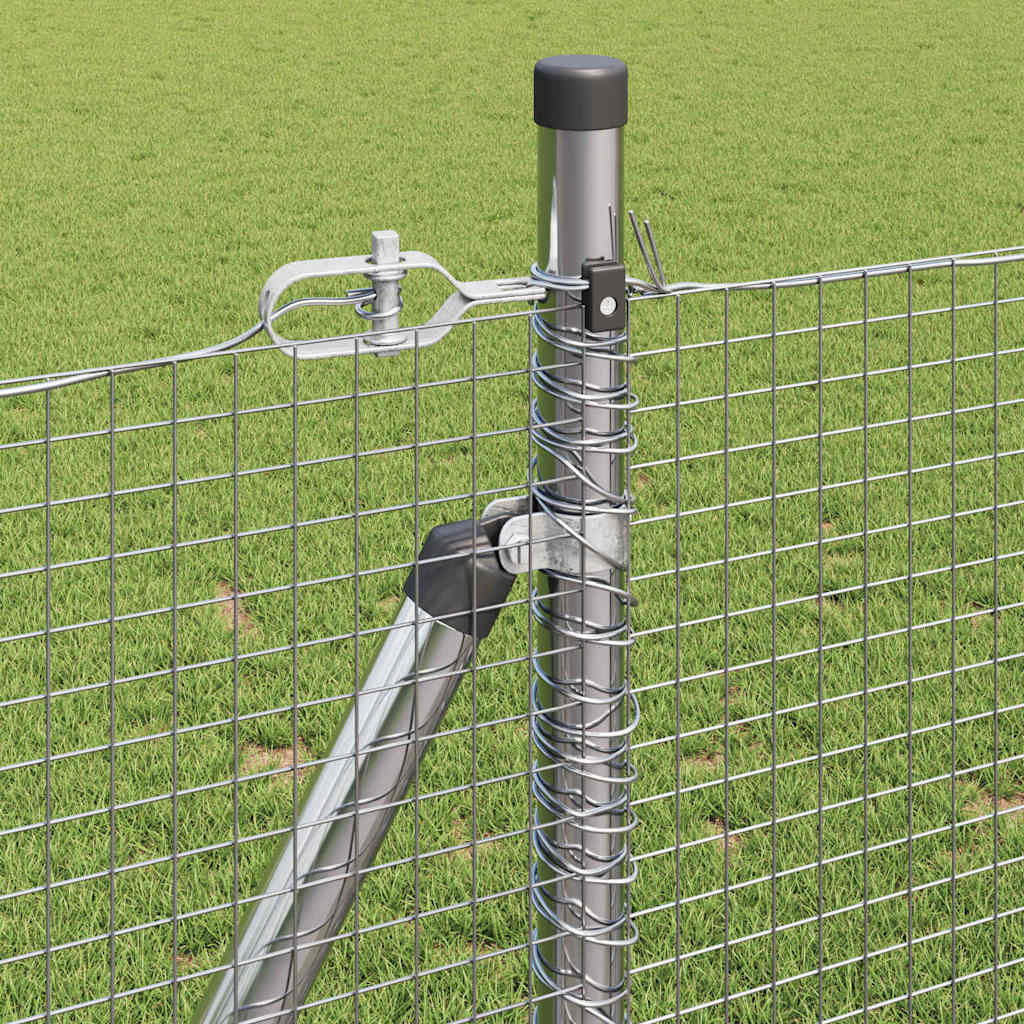 Welded Wire Fence with Concrete Base 50 x 1 m (W x H)