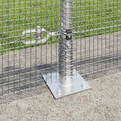 Fence Post Silver 100 x 0.5 m (12 x 12 mm mesh) Steel