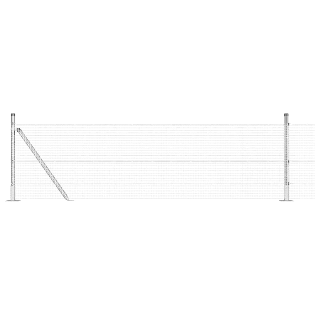 Welded Wire Fence with Concrete Base 100 x 0.5 m (W x H)