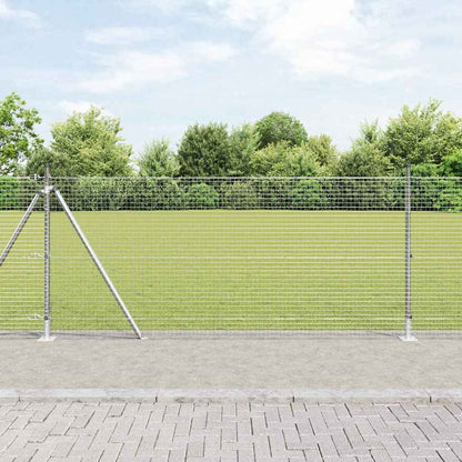 Welded Wire Fence with Concrete Base 100 x 0.8 m (W x H)