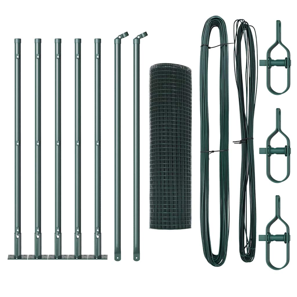 Welded Wire Fence with Concrete Base 10 x 0.4 m (W x H)