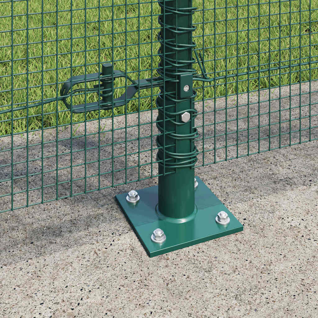 Fence Post Green 10 x 1.2 m (12 x 12 mm mesh) Steel and PVC