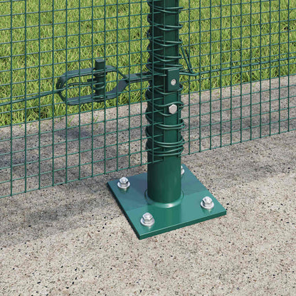 Fence Post Green 10 x 1.2 m (12 x 12 mm mesh) Steel and PVC