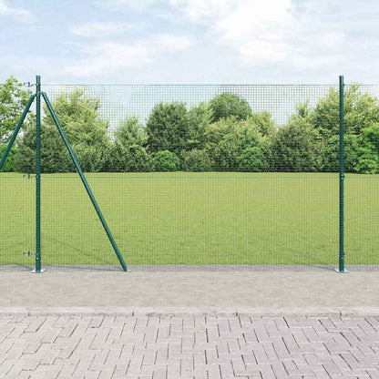 Fence Post Green 10 x 1.4 m (19 x 19 mm mesh) Steel and PVC