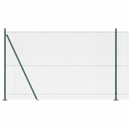 Fence Post Green 10 x 1.4 m (19 x 19 mm mesh) Steel and PVC