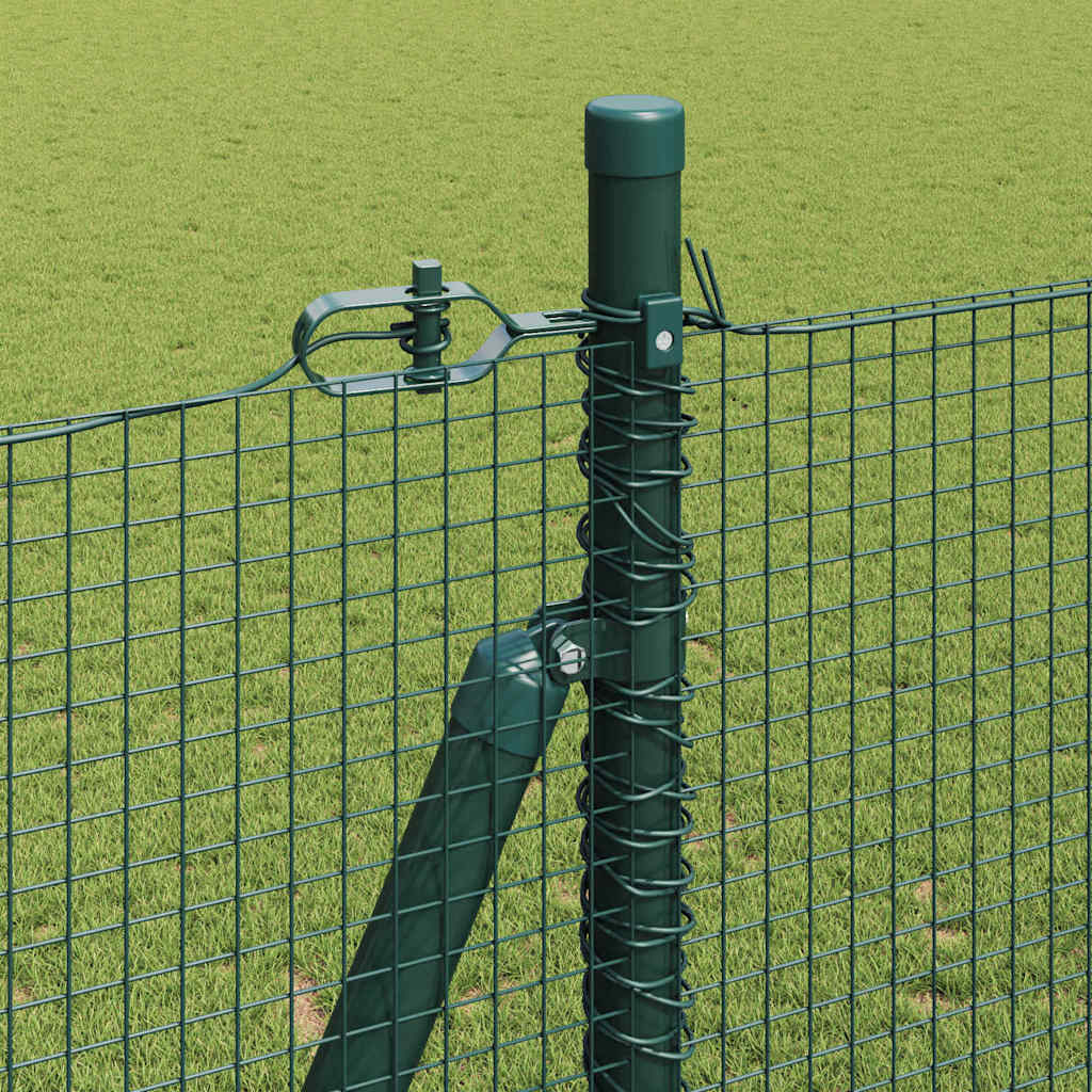 Fence Post Green 10 x 1.5 m (16 x 16 mm mesh) Steel and PVC