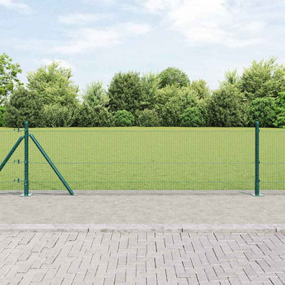 Fence Post Green 25 x 0.5 m (16 x 16 mm mesh) Steel