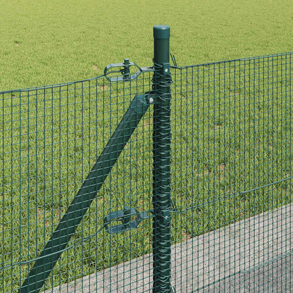 Welded Wire Fence with Concrete Base 25 x 0.6 m (W x H)