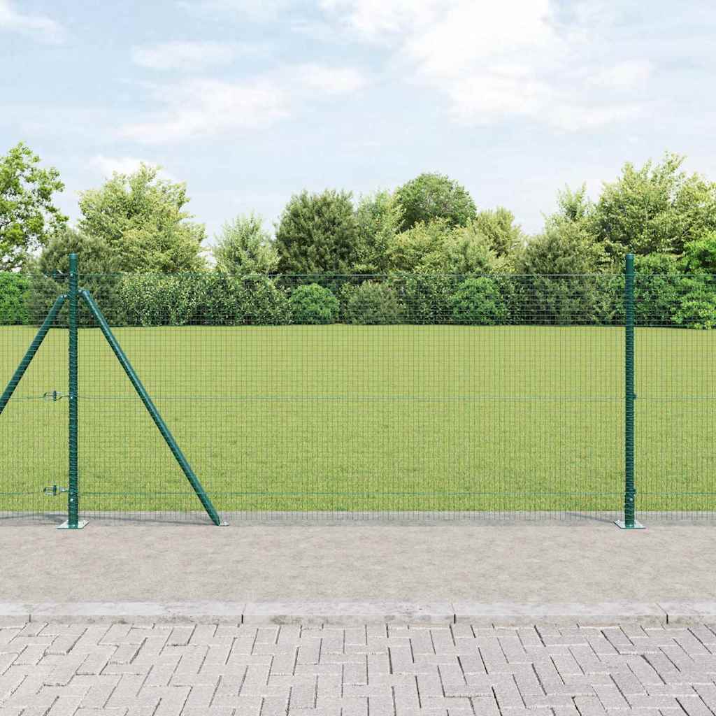 Fence Post Green 25 x 1 m (19 x 19 mm mesh) Steel