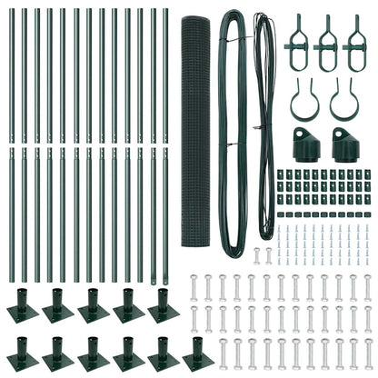 Fence Post Green 25 x 1 m (19 x 19 mm mesh) Steel