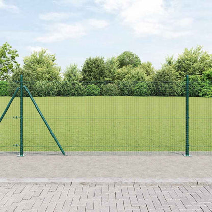 Welded Wire Fence with Concrete Base 25 x 1 m (W x H)