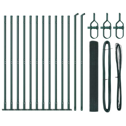 Welded Wire Fence with Concrete Base 25 x 1.2 m (W x H)