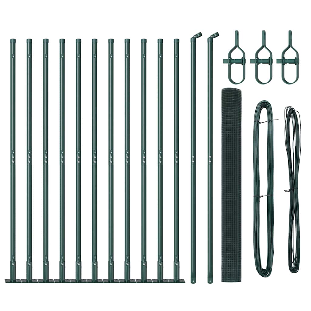 Welded Wire Fence with Concrete Base 25 x 1.4 m (W x H)