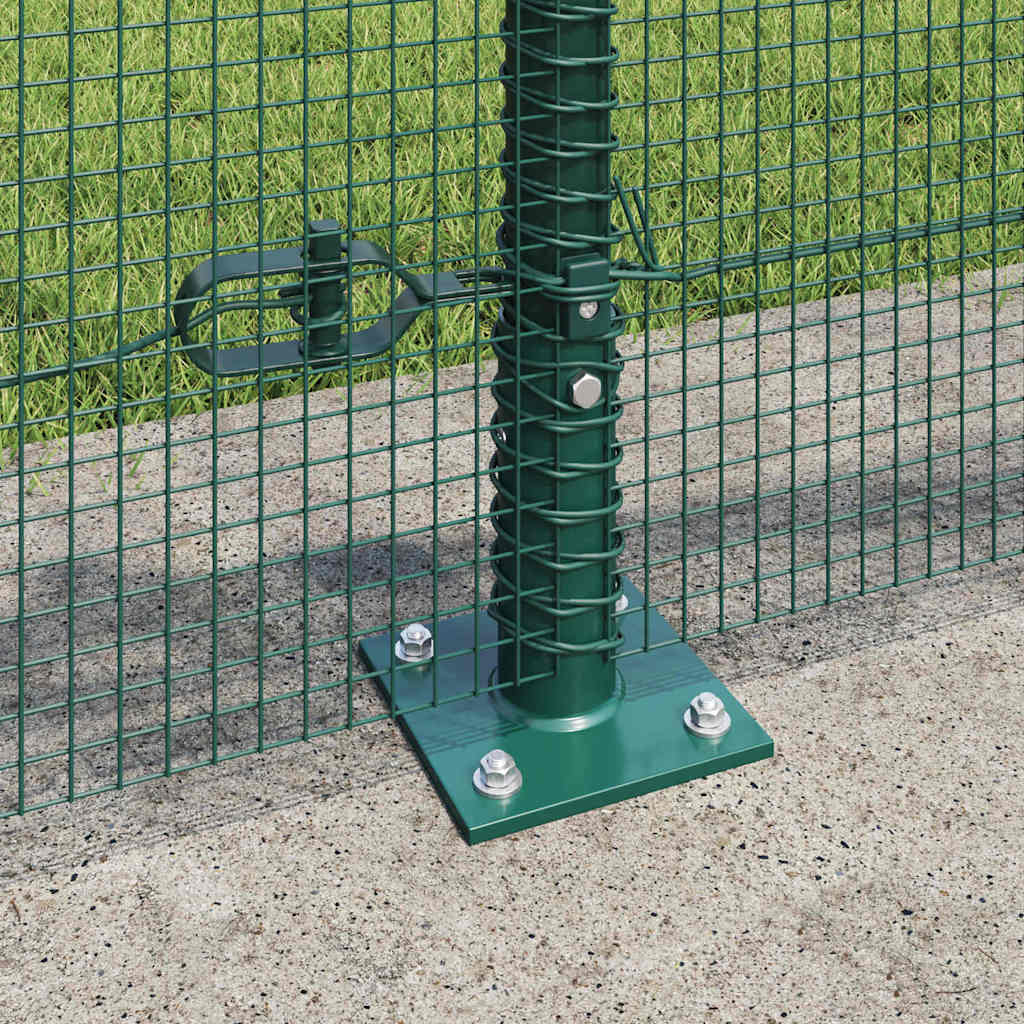 Fence Post Green 50 x 0.6 m (12 x 12 mm mesh) Steel and PVC