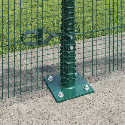 Fence Post Green 50 x 0.6 m (12 x 12 mm mesh) Steel and PVC